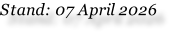 Stand: 07 April 2026